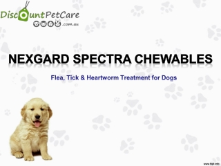 NexGard Spectra Chewables For Dogs - Flea, Tick & Worming Chewables Tablets
