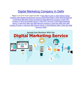 Digital Marketing Company In Delhi