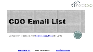 Ultimate key to connect with C-level executives like CDOs