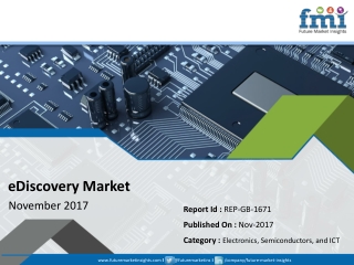 eDiscovery Market research healthy pace throughout  2015 - 2022  just published