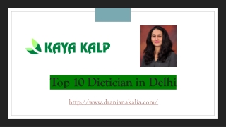 Top 10 Dietician in Delhi