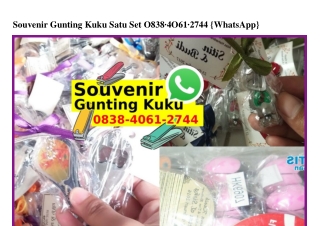 Souvenir Gunting Kuku Satu Set Ô838–4Ô61–2744[wa]