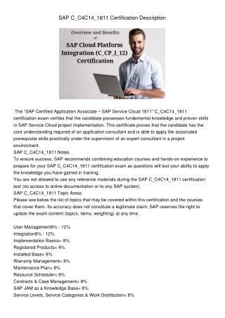 SAPC_C4C14_1811Certification