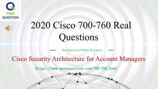 Cisco 700-760 Practice Test Questions