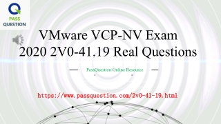 VMware 2V0-41.19 Practice Test Questions