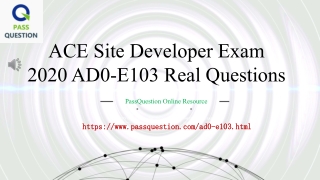 Adobe AD0-E103 Practice Test Questions