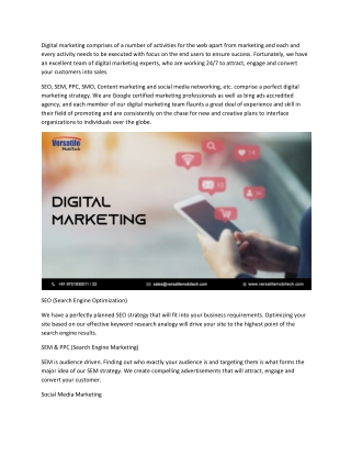 Digital marketing Services