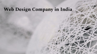 Web Design Company in India