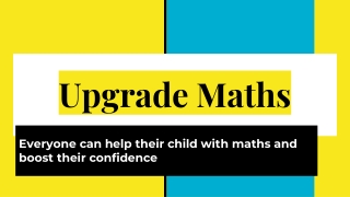 How can you help your child who is struggling with Maths?
