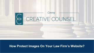 How Protect Images On Your Law Firm’s Website?