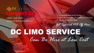 DC Limo Service Can Be Hire at Low Cost