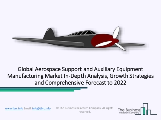 2020 Auxiliary Equipment Manufacturing Market - Drivers And Restraints