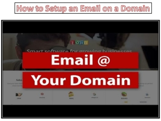 How to Setup an Email on a Domain