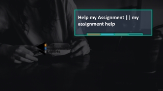 Help my Assignment || my assignment help