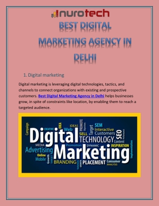 Digital Marketing Agency in Delhi