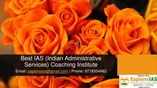 Best IAS (Indian Administrative Services) Coaching