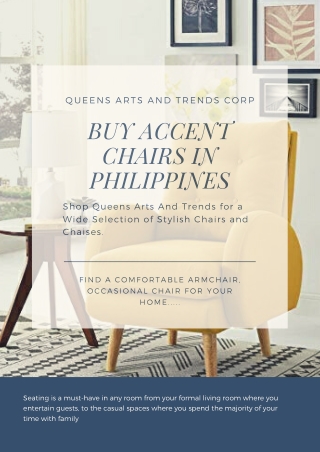 Buy Accent Chairs in Philippines