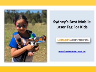 Best Fun Activity - Mobile Laser Tag - Sydney