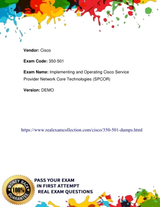 Real 350-501 Exam Dumps PDF - Cisco 350-501 Questions Answers