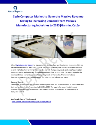 Global Cycle Computer Market Analysis 2015-2019 and Forecast 2020-2025