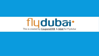 Where to Find Flydubai Coupon Code