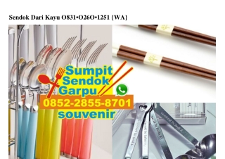 Sendok Dari Kayu Ö831.Ö26Ö.1251[wa]