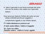 GERUNDIO