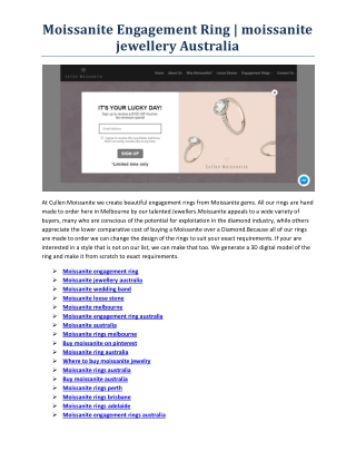 Moissanite rings australia