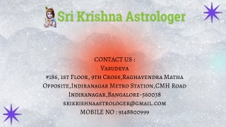 Astrologer in Indiranagar | Famous Astrologer in Indiranagar