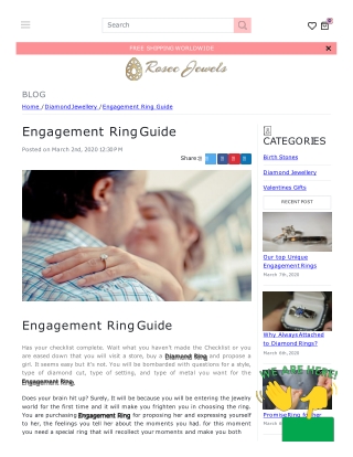 Engagement Ring Guide