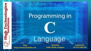 Advanced C Language Training in Delhi