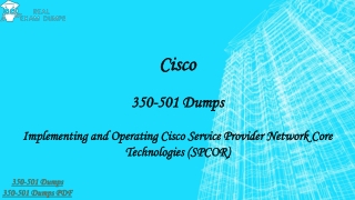 Latest Cisco 350-501 Dumps,Verified Study Material 2020 Realexamdumps.com