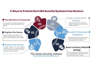 Protecting Your Alert 360 Smart Home From Hackers