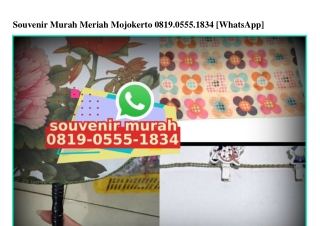 Souvenir Murah Meriah Mojokerto O819–O555–1834[wa]