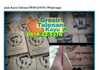 Jenis Kayu Talenan O818.22.5376[wa]