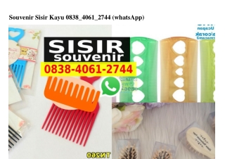 Souvenir Sisir Kayu O838-4O61-2744[wa]