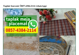 Taplak Souvenir 0857•4384•2II4[wa]