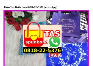 Toko Tas Batik Solo 0818.22.5376[wa]