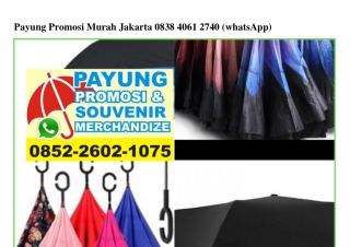 Payung Promosi Murah Jakarta 0838–4061–2740[wa]