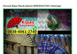 Souvenir Kipas Murah Jakarta 0838•4061•2740[wa]