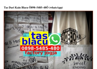 Tas Dari Kain Blacu Ô898–5485–48Ô[wa]