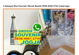 Undangan Dan Souvenir Murah Bantul Ô838-4Ô61-2744[wa]