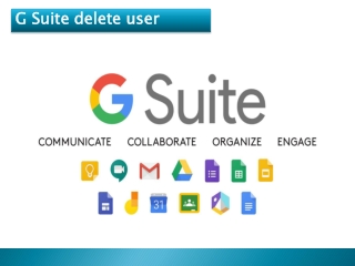 G Suite delete user