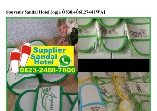 Souvenir Sandal Hotel Jogja O838–4O61–2744[wa]