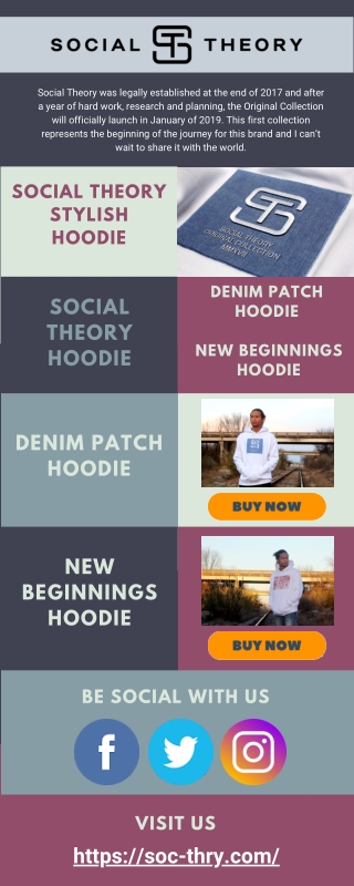 Social Theory Stylish Hoodie - Social Theory