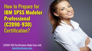 [PDF] IBM SPSS Modeler Professional (C2090-930) Certification