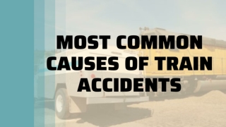 Common Causes of Train Accidents