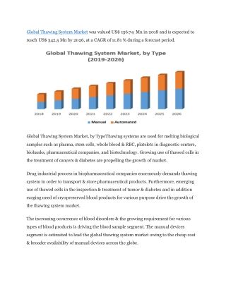 Global Thawing System Market