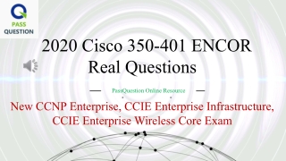 CCNP and CCIE Enterprise Core 350-401 ENCOR Exam Questions