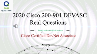 New 200-901 DEVASC Exam Questions